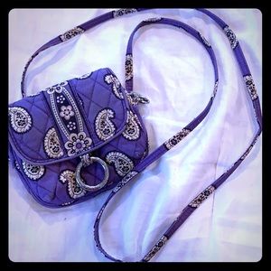 VERA BRADLEY MINI SHOULDERED PURSE